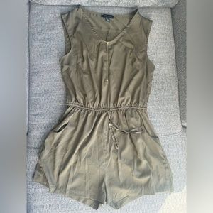 Olive green women’s romper